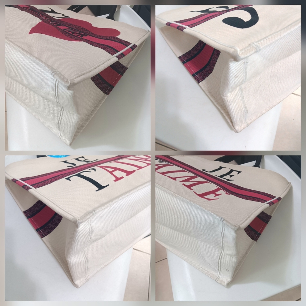 ❤️ Christian Dior LIMITED EDITION Large Book Tote DiorAmour Je T'aime  LIKE NEW✨ - Picture 14 of 16